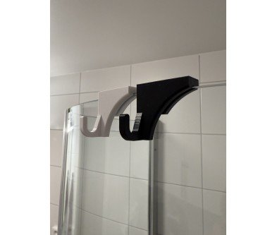 Crochet pour porte de douche
