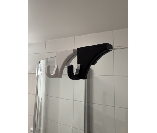 Crochet pour porte de douche