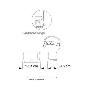 Support mural pour casque
