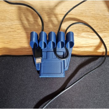 Support de câbles pour tapis de souris