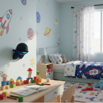 Support mural Space Drone pour Amazon echo dot 5