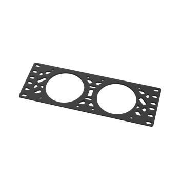Plaque ventilateur 80mm pour rack 10"