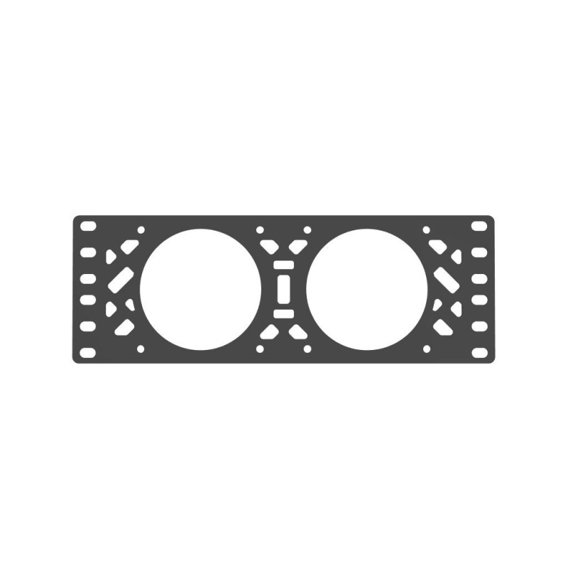 Plaque ventilateur 80mm pour rack 10" Plaque ventilateur 80mm pour rack 10"