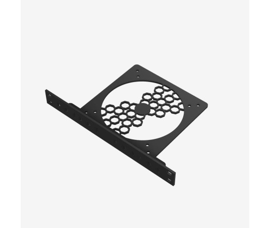 Support ventilateur 120-140mm pour rack 10" (Horizontal)