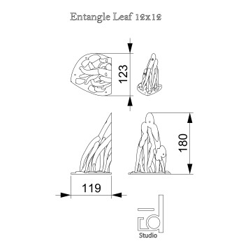 Entangle leaf Étagère