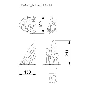 Entangle leaf Étagère