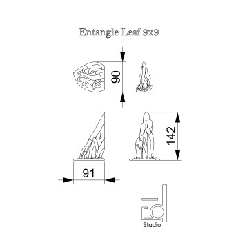Entangle leaf Étagère
