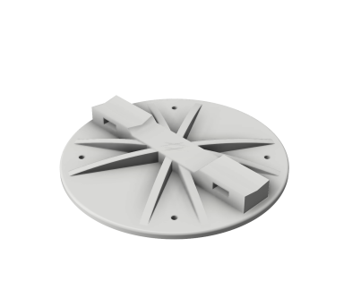 Support tubulaire pour Unifi U6 Pro WiFi AP