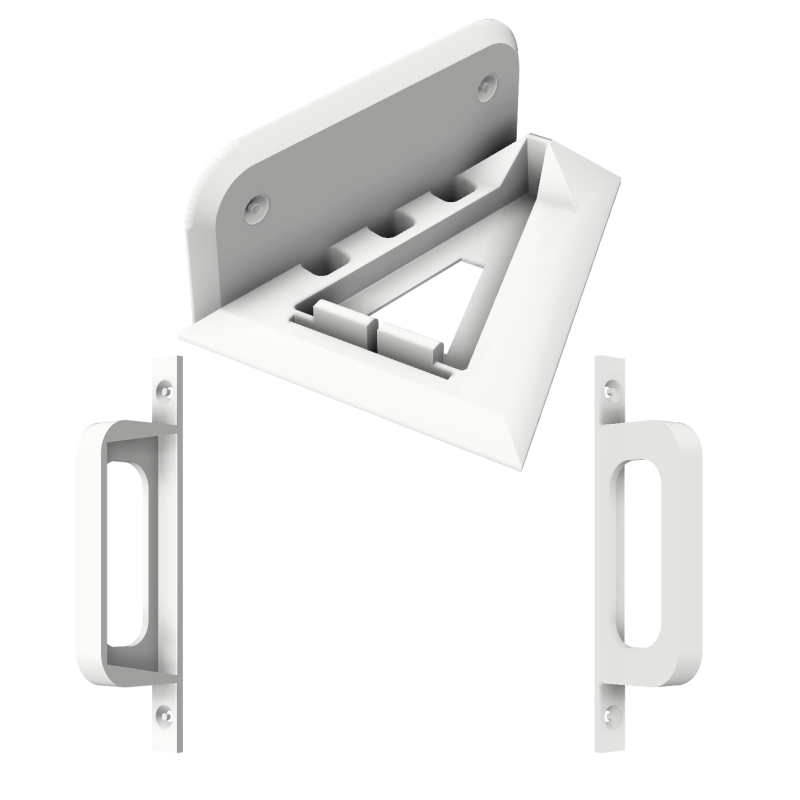 Support mural pour routeur Starlink Gen.1 + adaptateur secteur Support mural pour routeur Starlink Gen.1 + adaptateur secteur
